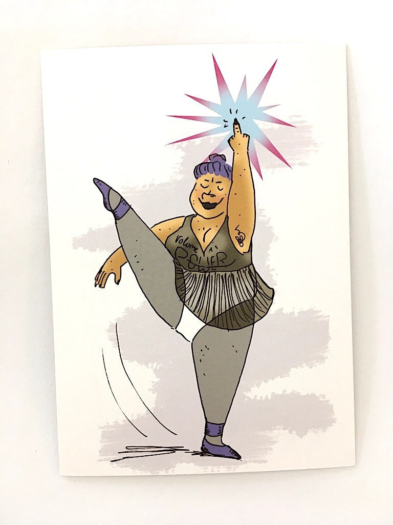 Ballerina Postcard