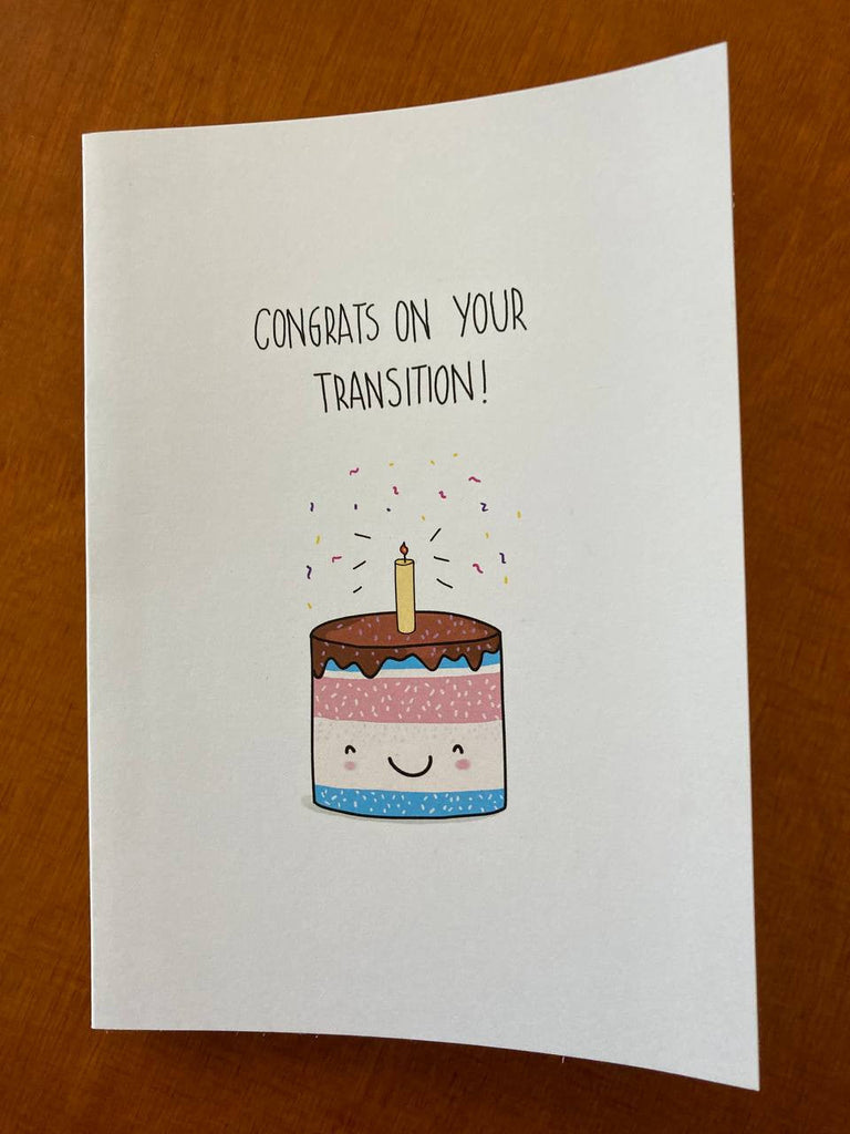 Congrats on your Transition Postkarte